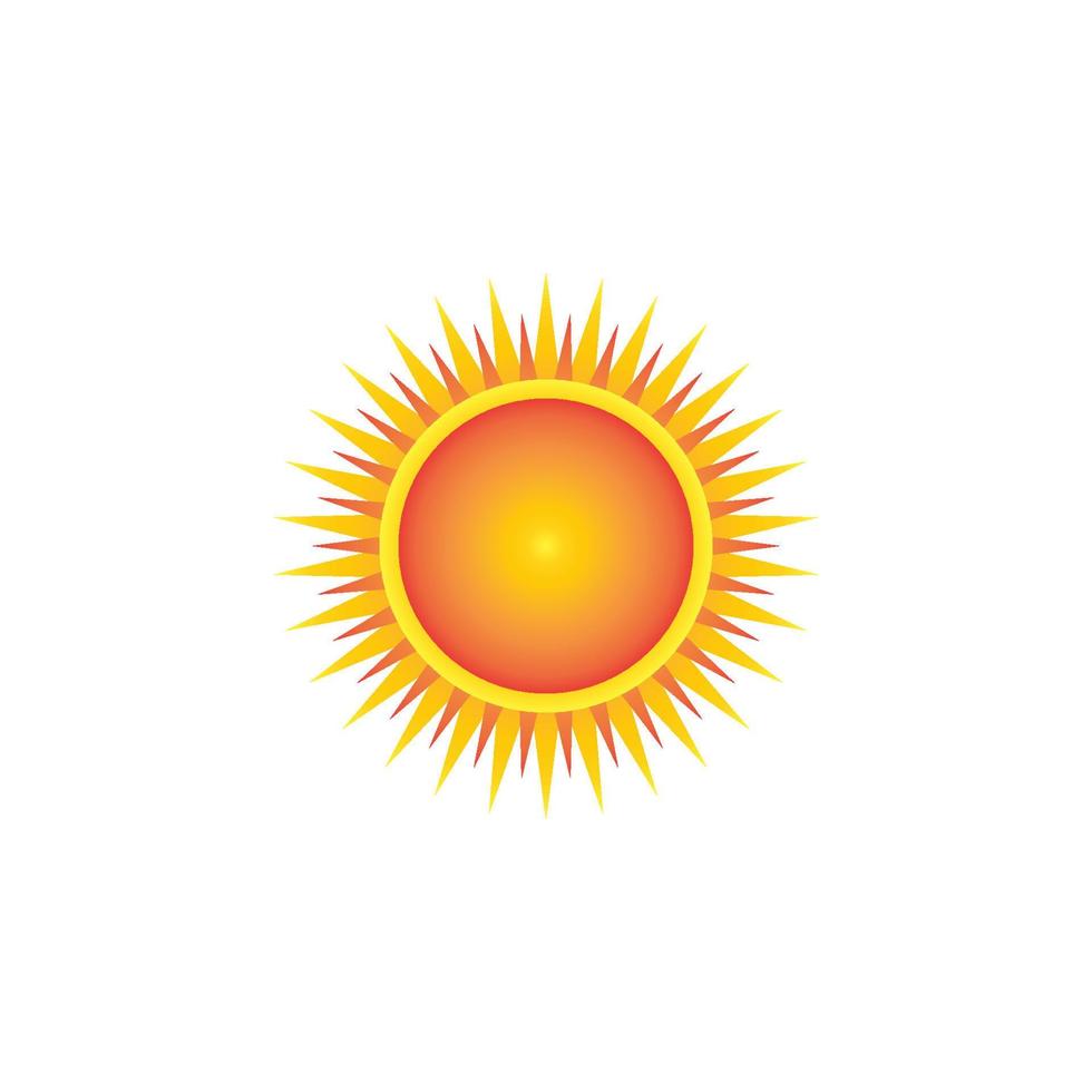 Sun vector illustration icon
