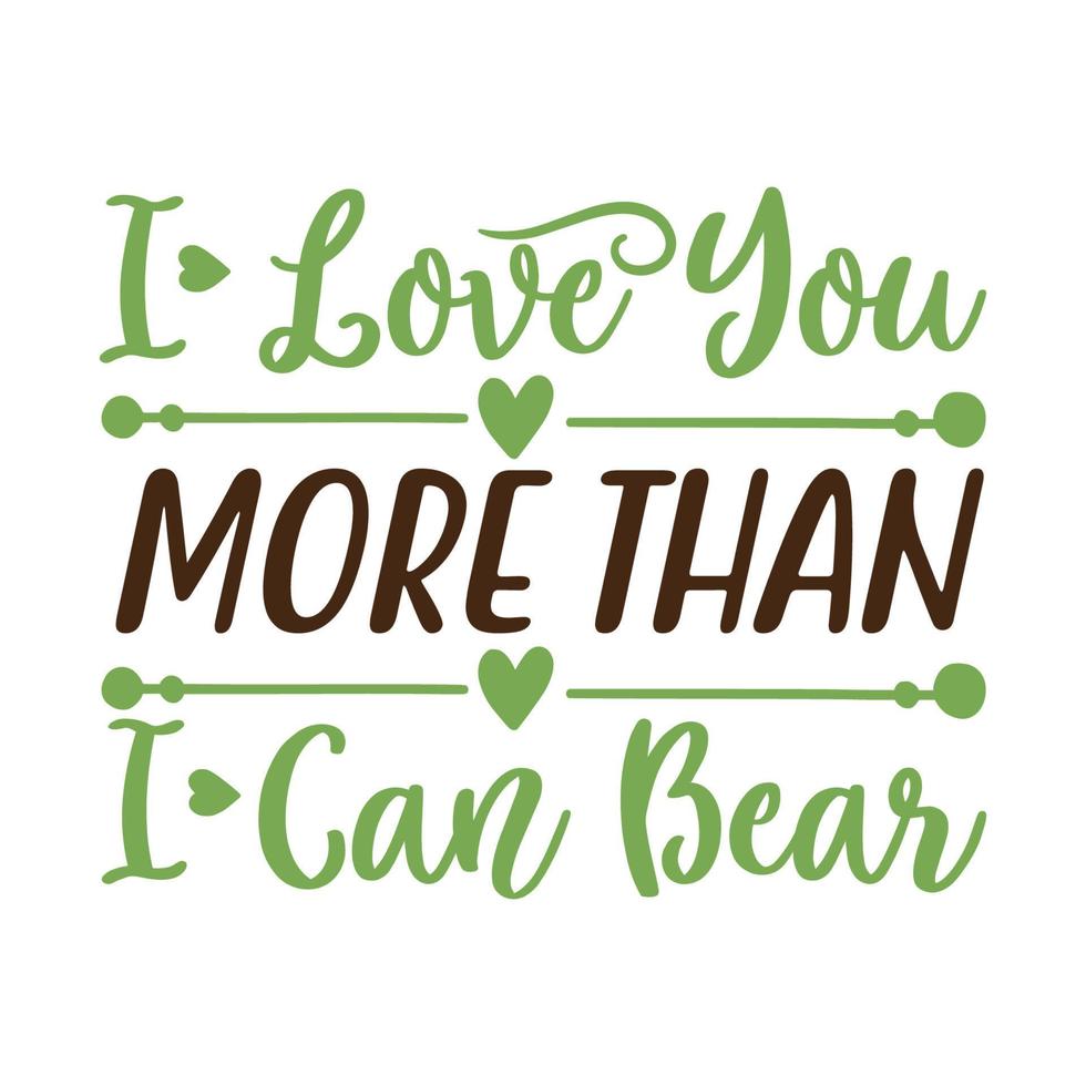 I only love you more than i can bear   Vector illustration with hand-drawn lettering on texture background prints and posters. Calligraphic chalk design