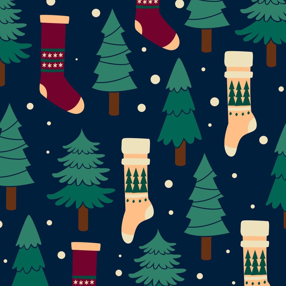 VARIOUS SHOCKS AND PINE TREE COLLECTION FOR CHRISTMAS vector