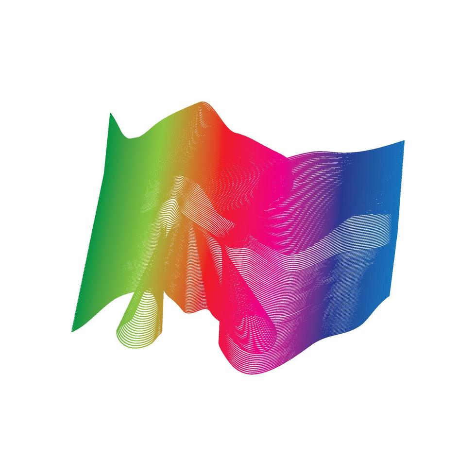 Wave line vector color background 14582956 Vector Art at Vecteezy