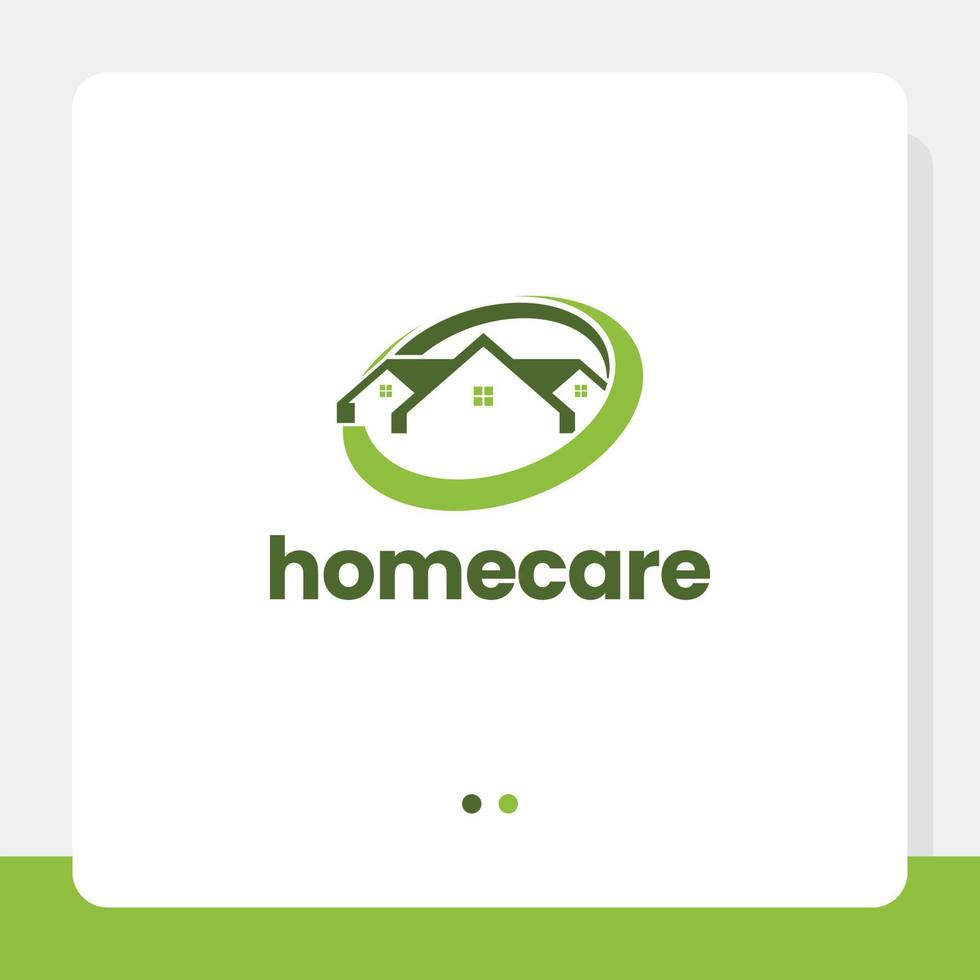 Homecare logo design vector