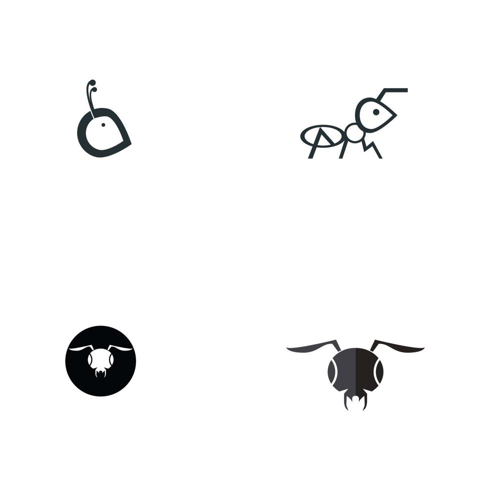 Ant vector icon illustration design