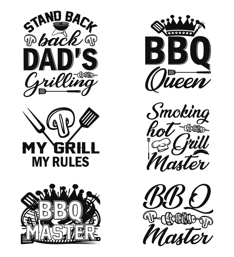 diseño de camiseta de bebida de parrilla de barbacoa de cerveza. eps svg. vector