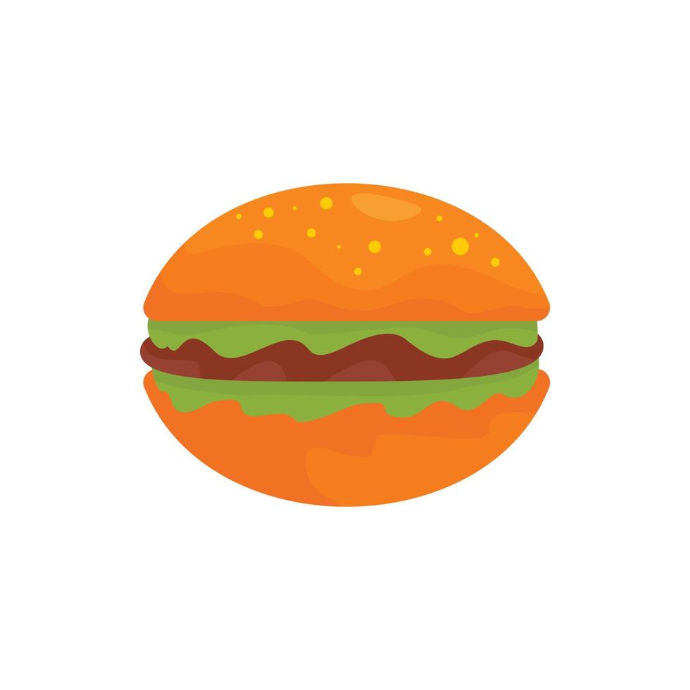 icono de hamburguesa, estilo plano vector