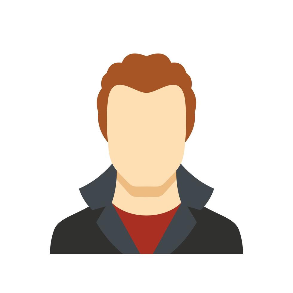 nuevo hombre avatar icono vector plano