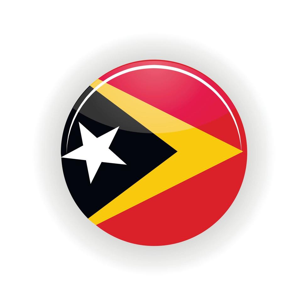 East Timor icon circle vector