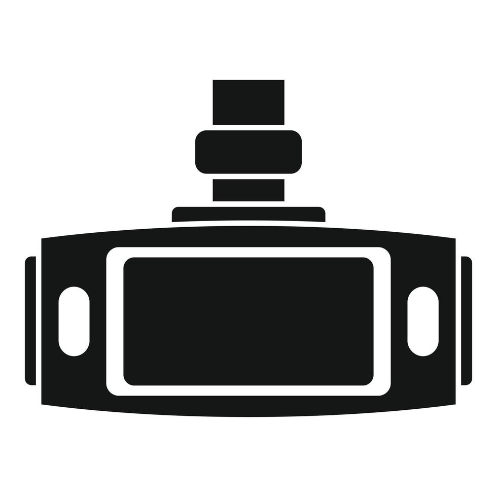 Dvr tft screen icon, simple style vector