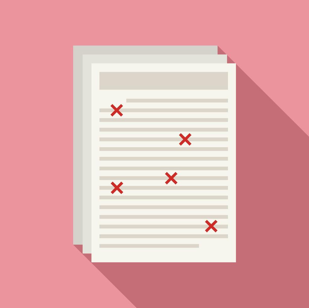 Business editor icon, flat style vector