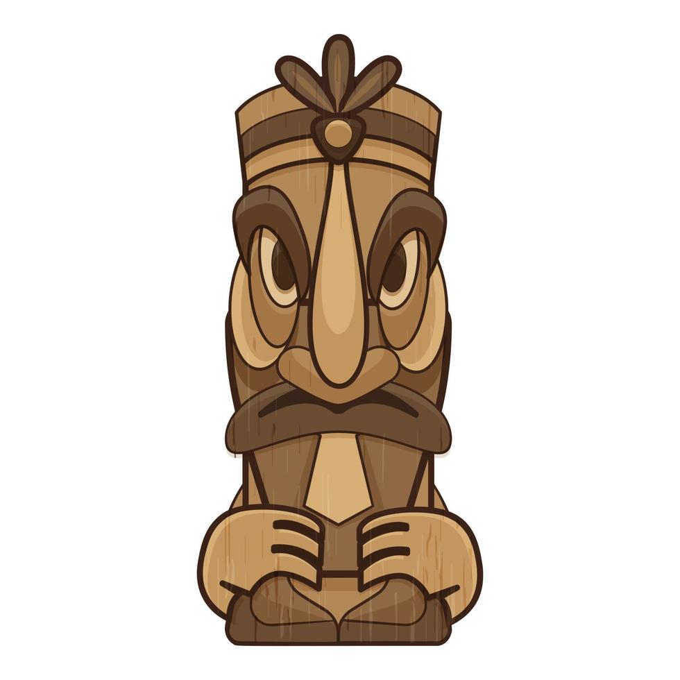 Mexico idol icon, cartoon style vector