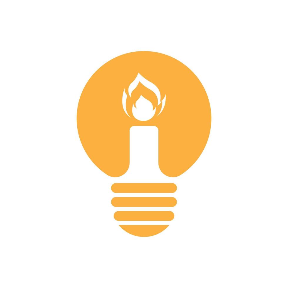 Light bulb symbol icon vector