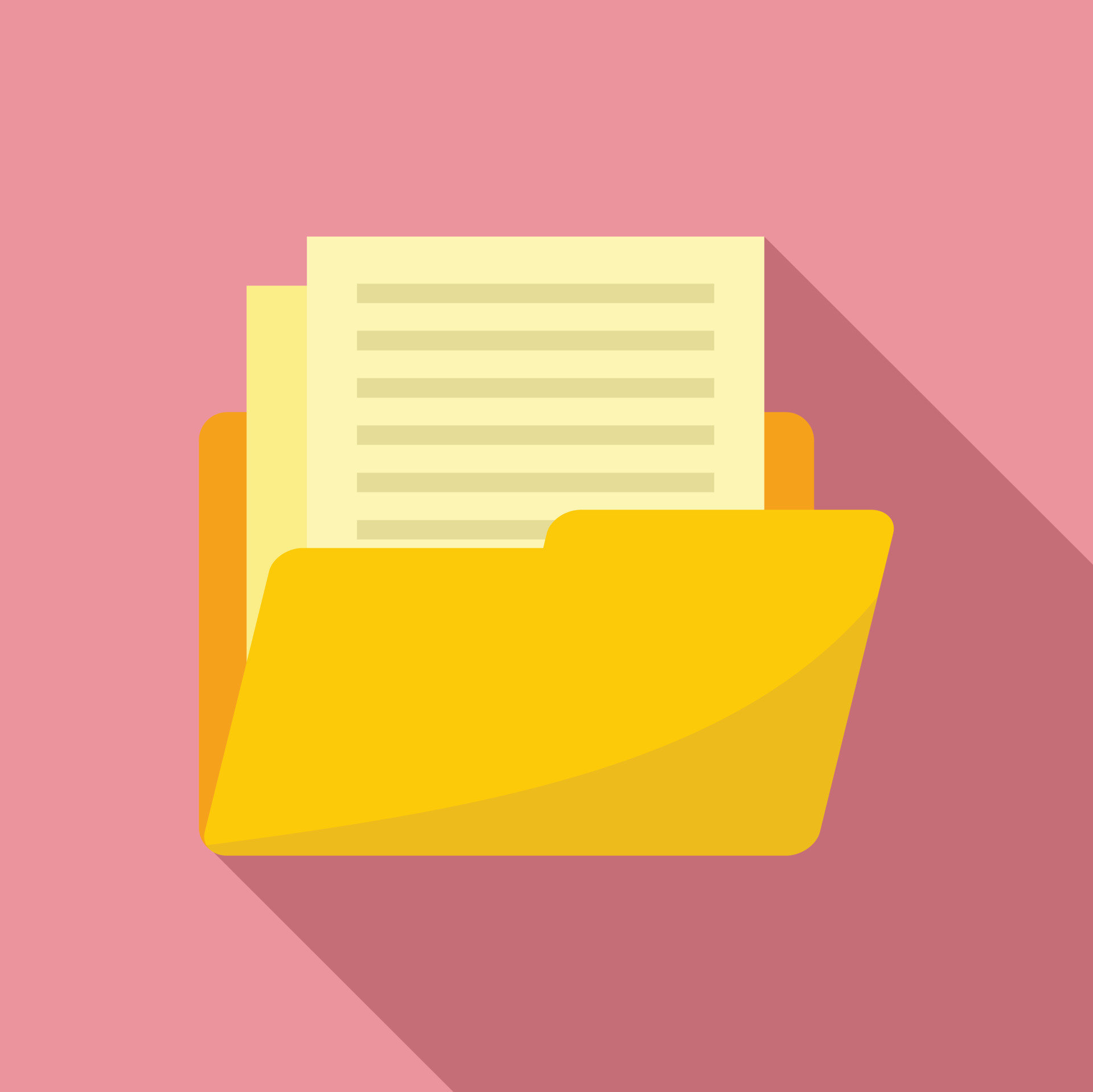 Library online folder icon, flat style 14584312 Vector Art at Vecteezy