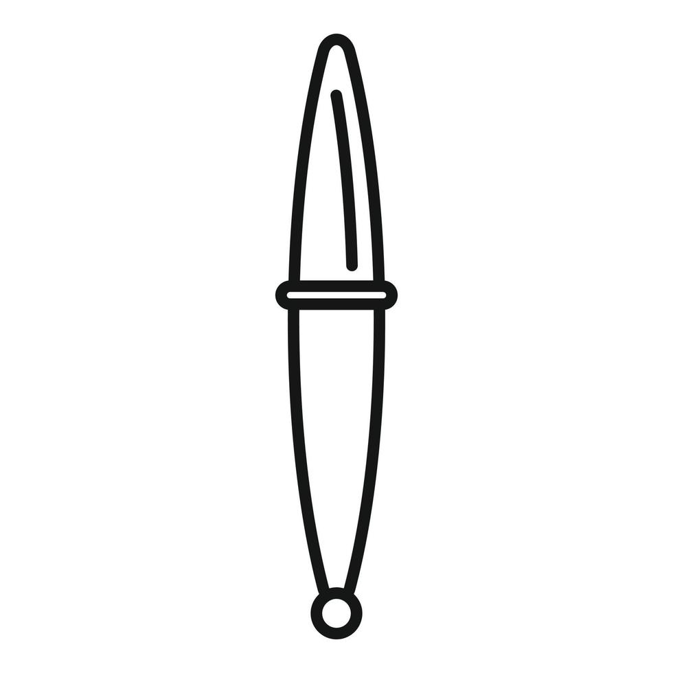 Bobber sport icon, outline style vector