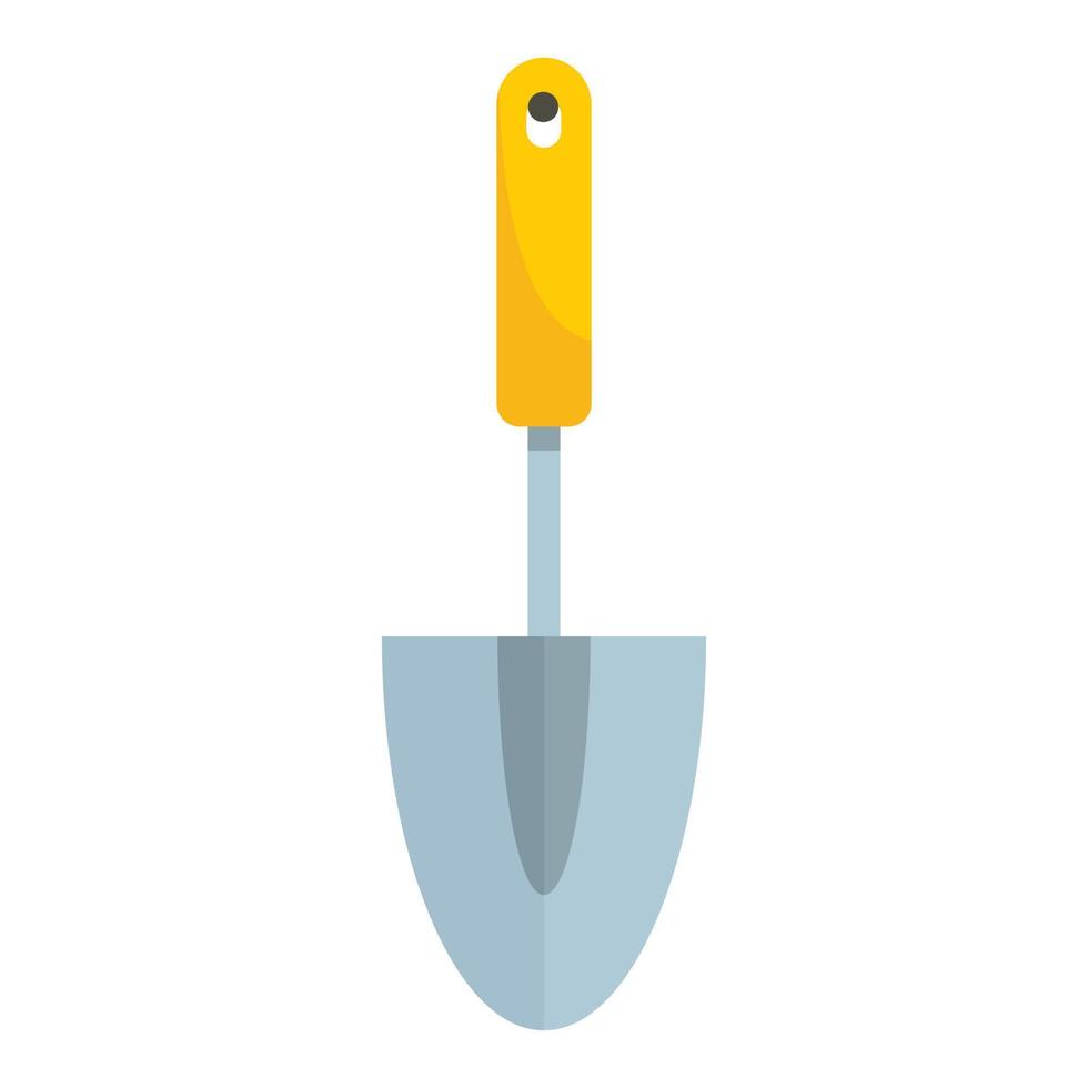 Hand spade icon, flat style vector