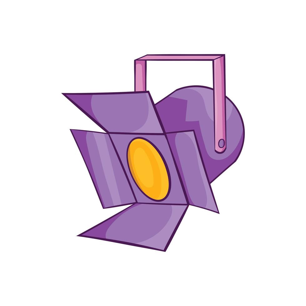 Spotlight icon, cartoon style vector