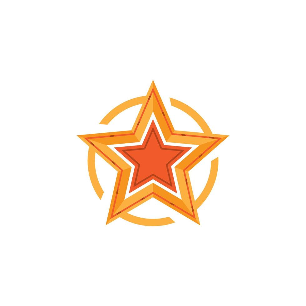 Star icon template vector