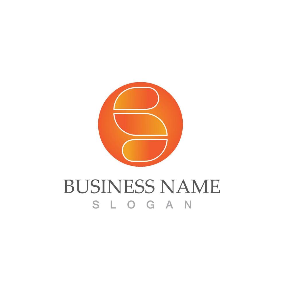 Business corporate S letter logo vector