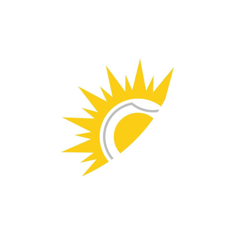 Sun vector illustration icon