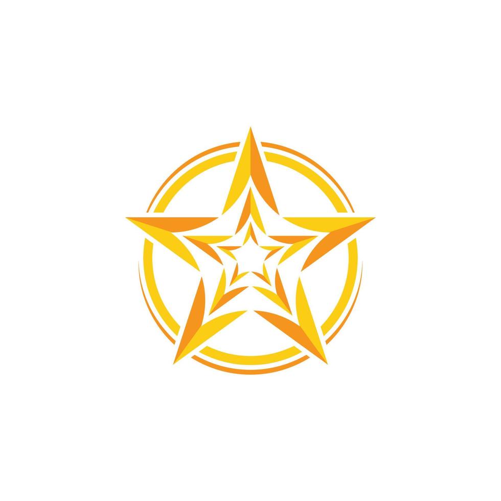 Star icon template vector