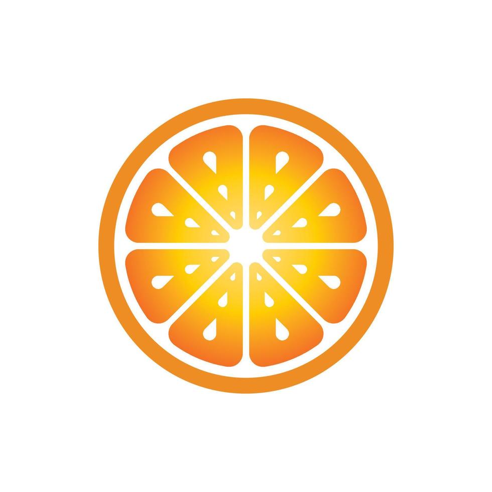 Orange logo icon vector illustration