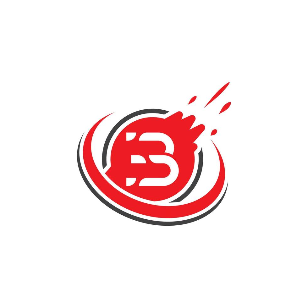 B letter vector illustration