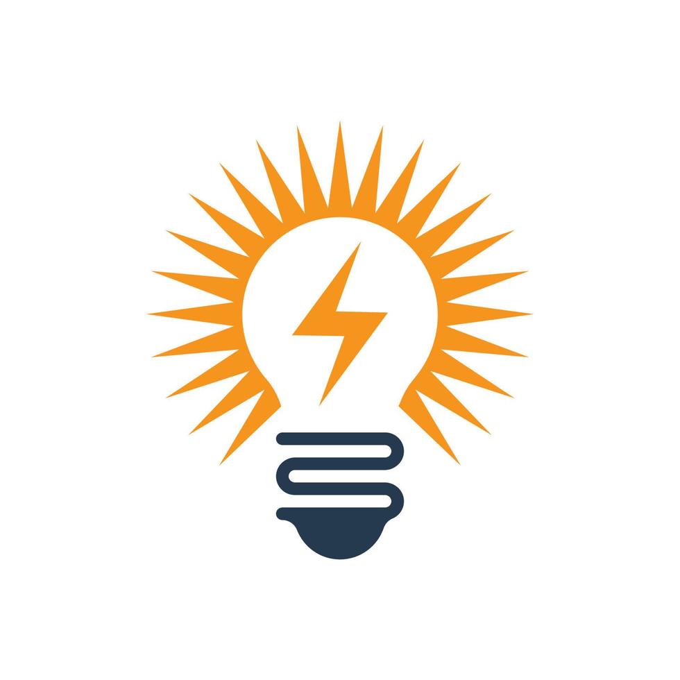 Light bulb symbol icon vector