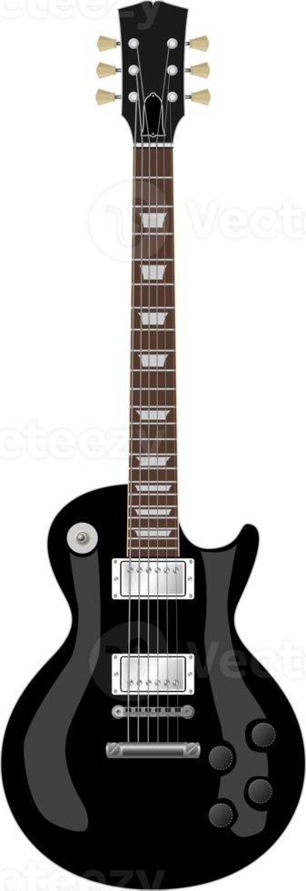 Classic electric guitar png