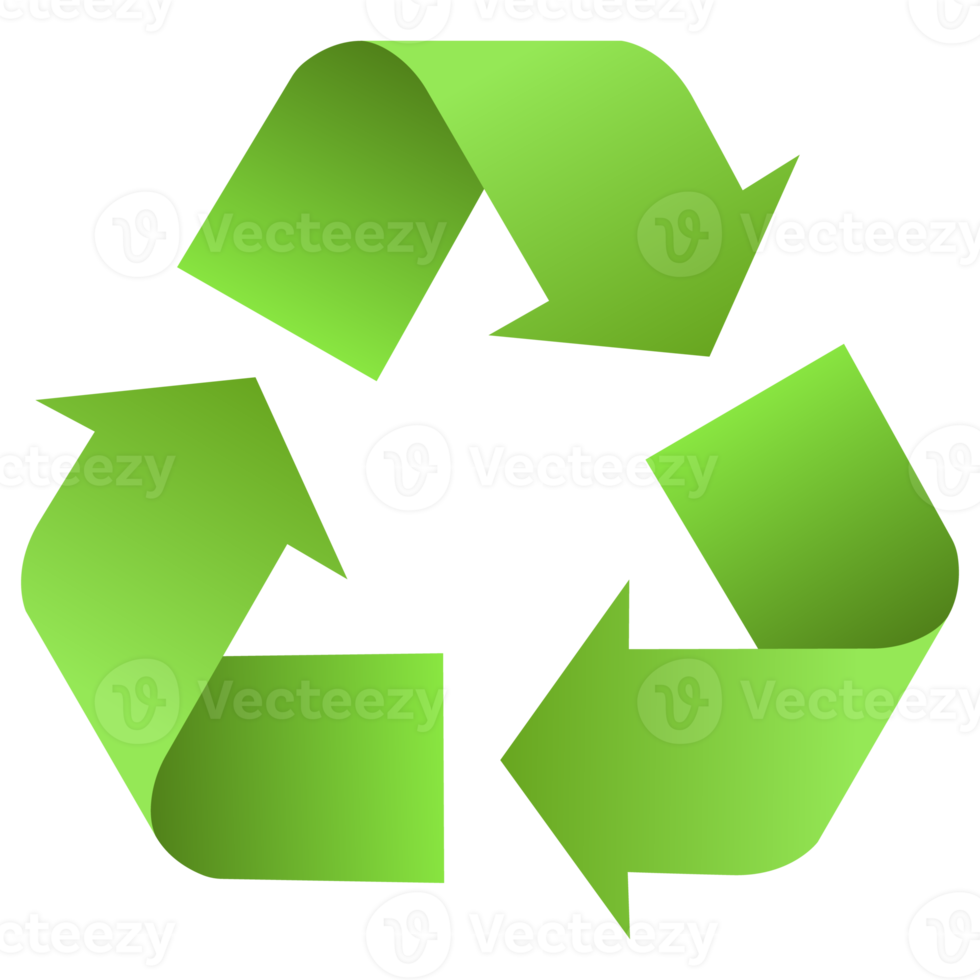 logotipo de reciclaje, icono de flecha de reciclaje y rotación png