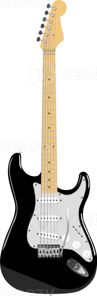 Classic electric guitar png