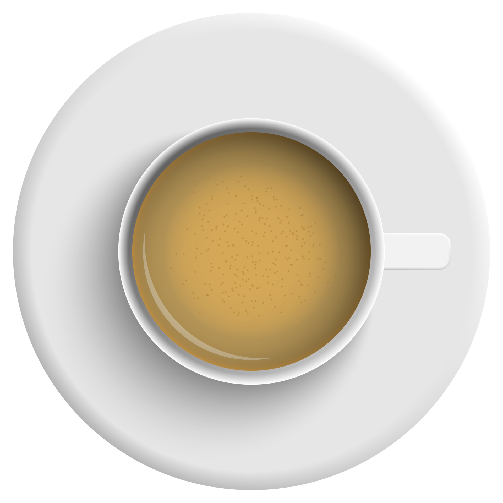 Free Coffee in white cups view from the top 14585772 PNG with