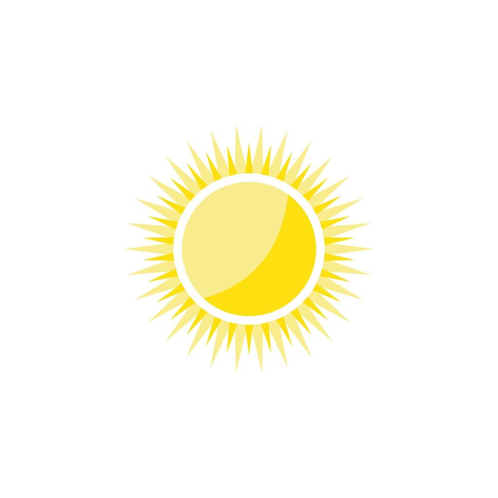 Sun vector illustration icon