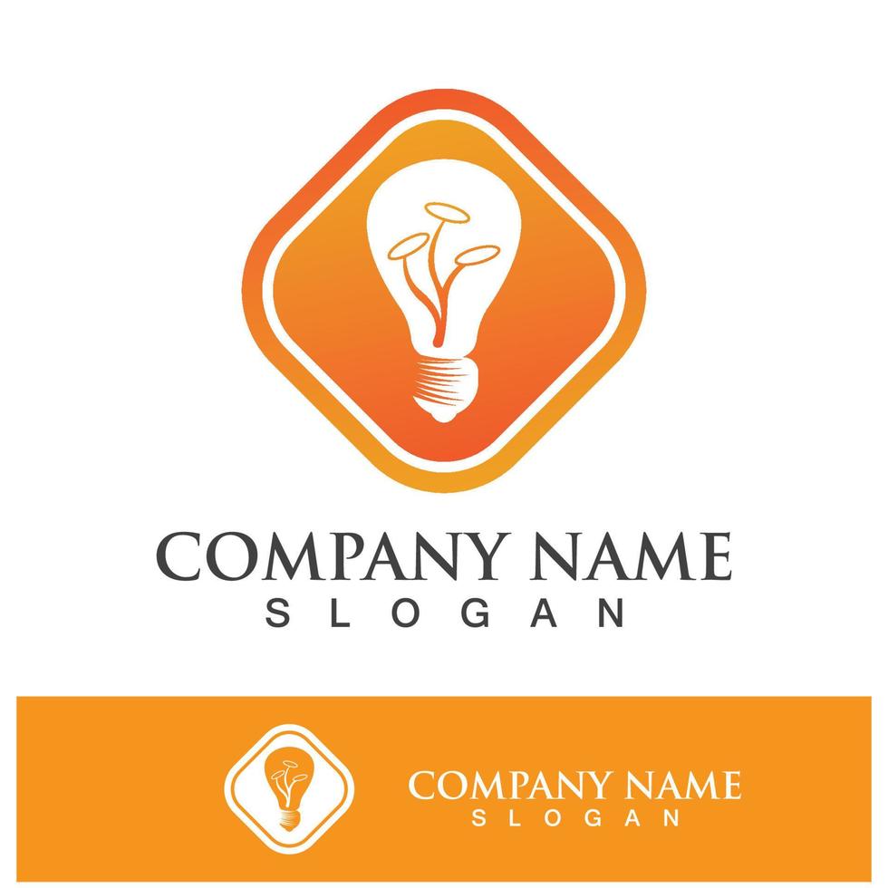 Light bulb symbol icon vector