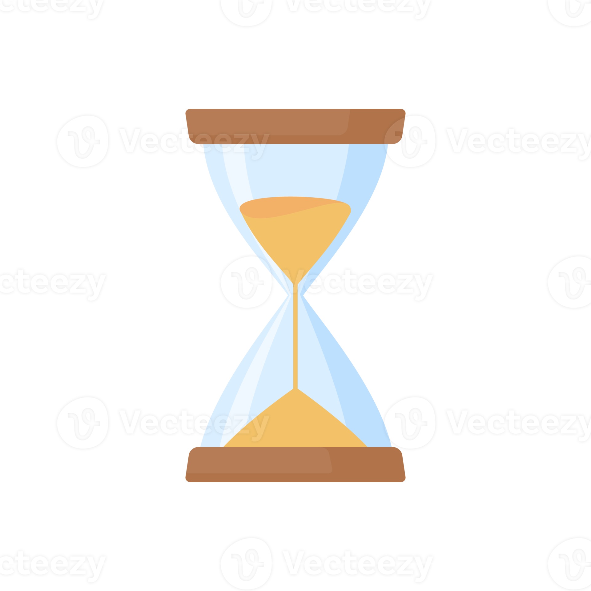 The hourglass is running out of time. end of deadline 14586535 PNG