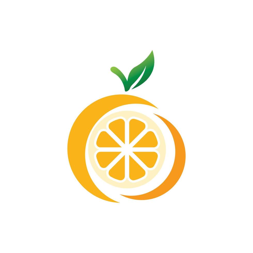 Orange logo icon vector illustration