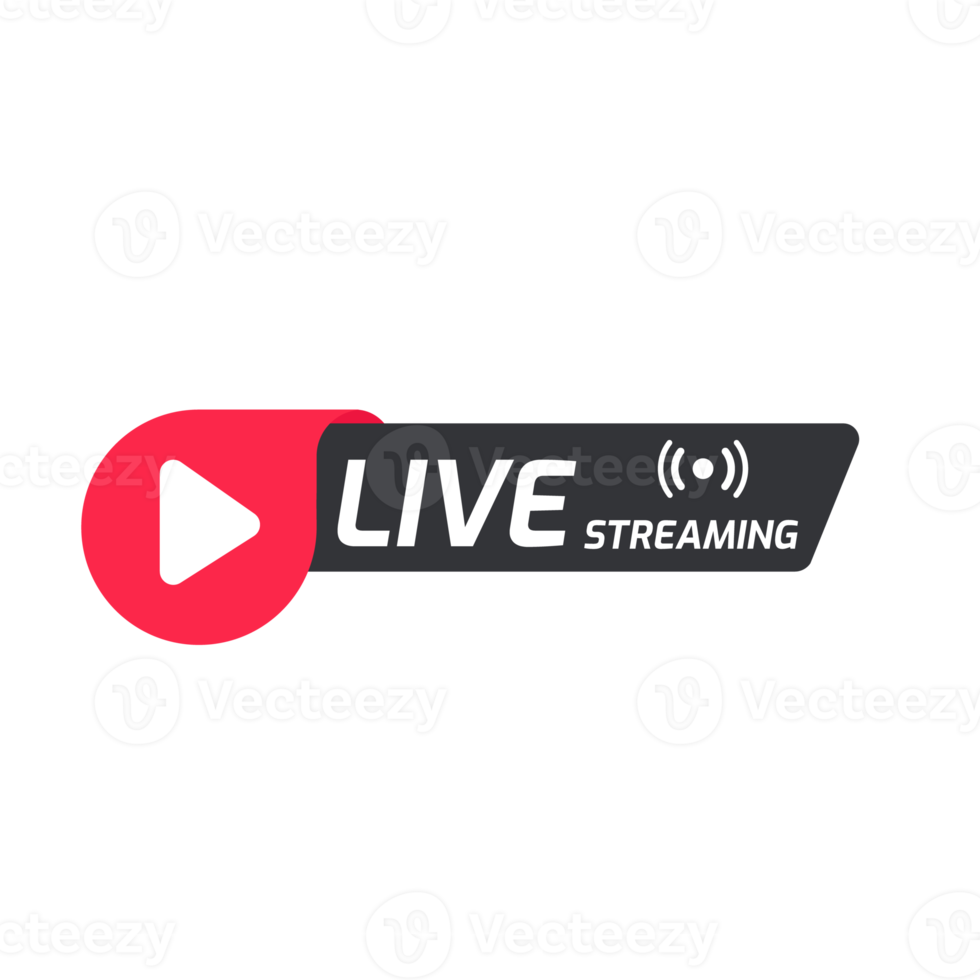 Live streaming symbol set Online broadcast icon The concept of live streaming for selling on social media. png