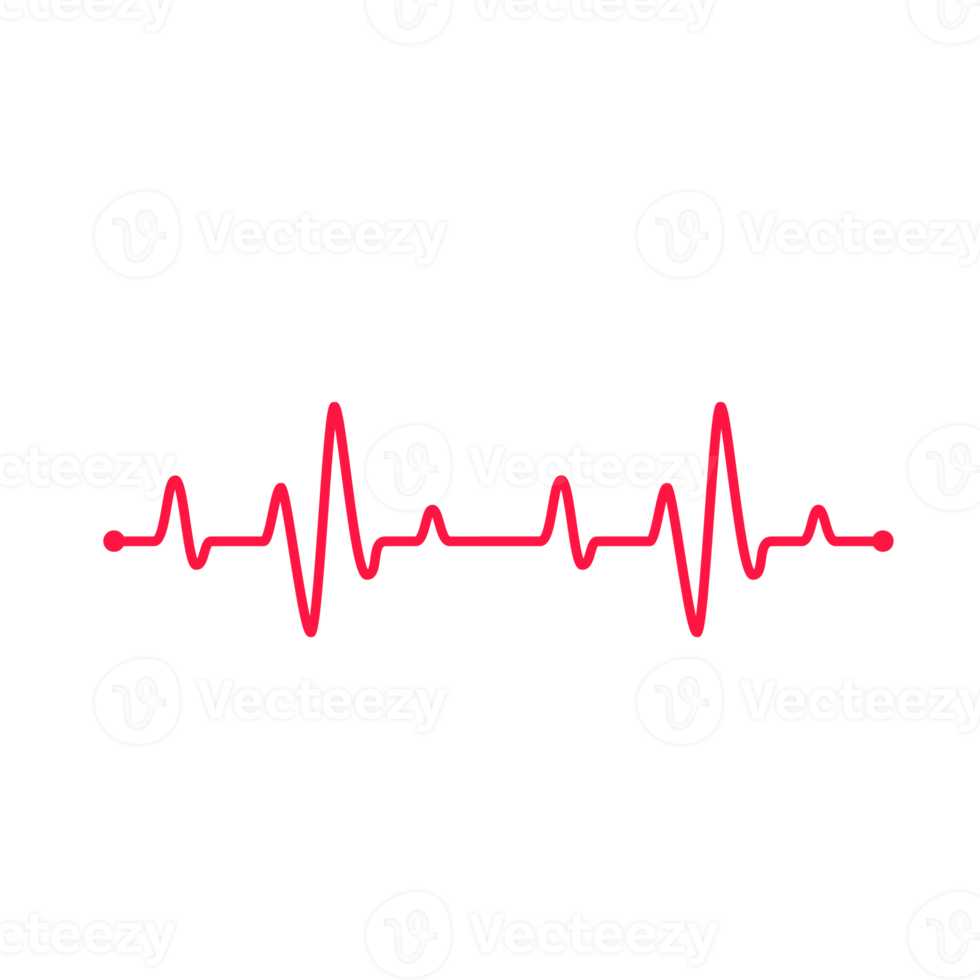 Heartbeat graph Concept of helping patients and exercising for health. png