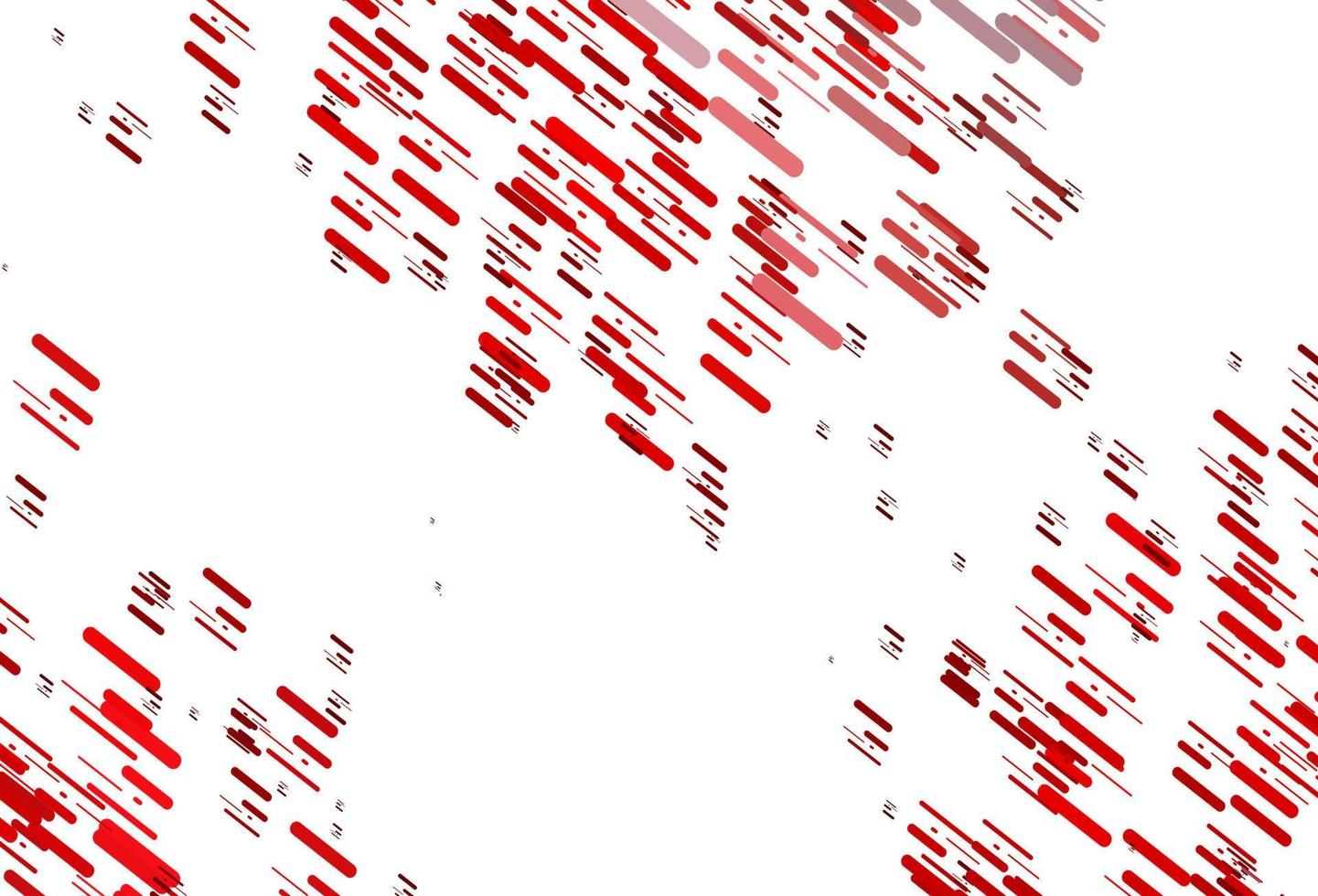 textura de vector rojo claro con líneas de colores.