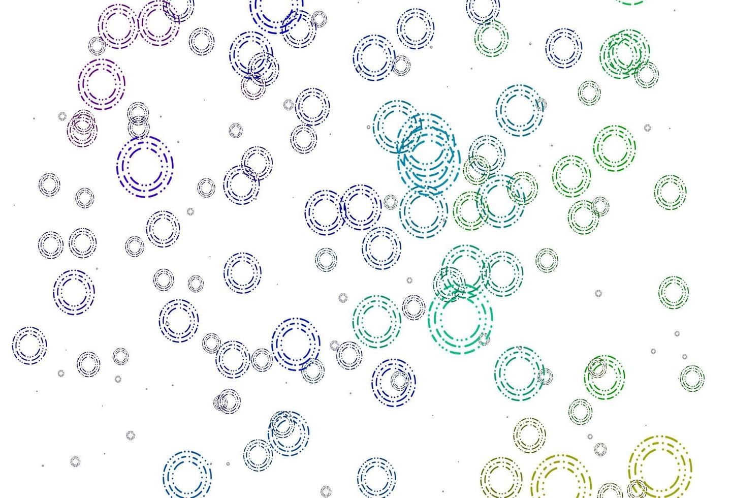 Light Multicolor, Rainbow vector layout with circle shapes.
