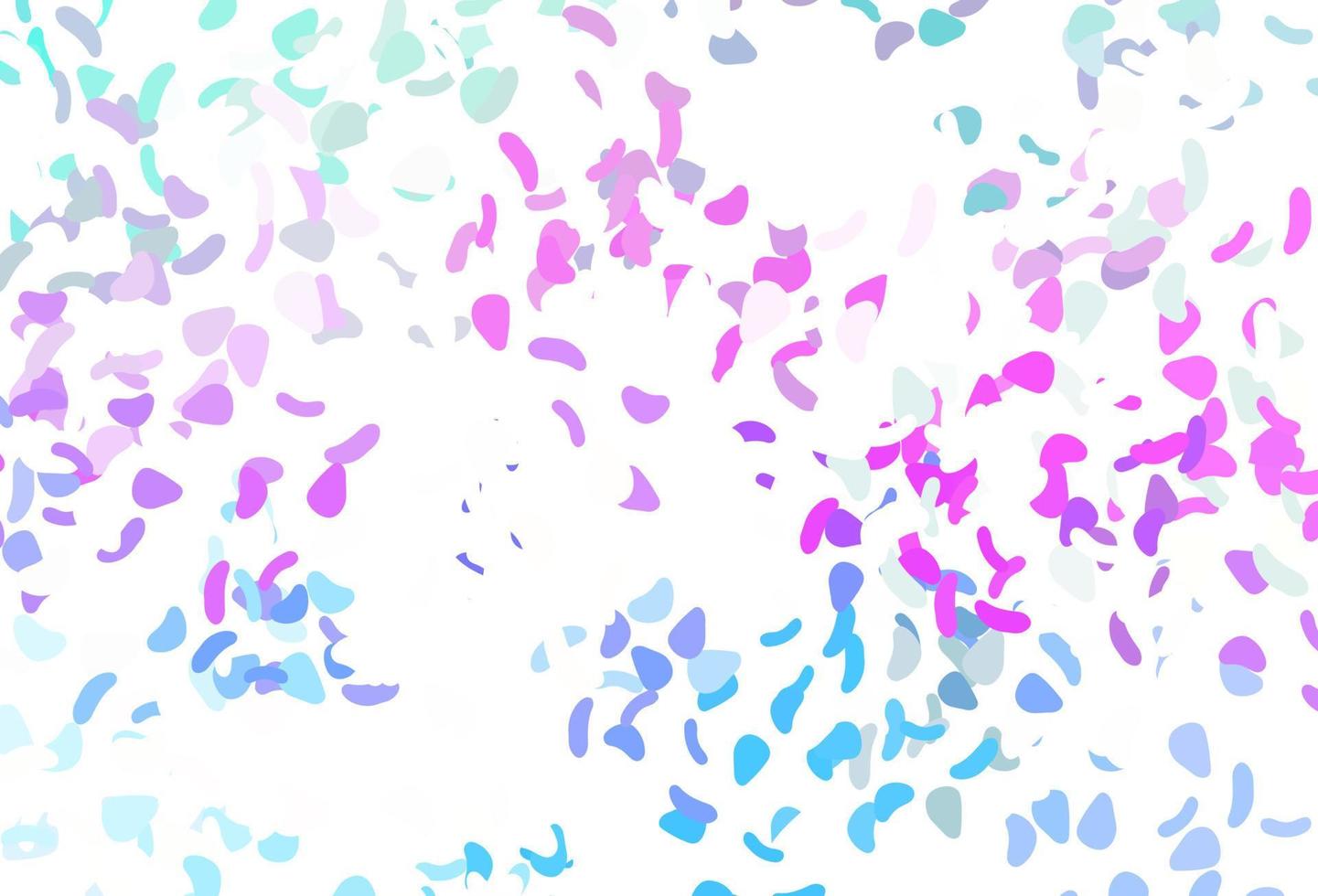 Light multicolor, rainbow vector background with abstract forms.
