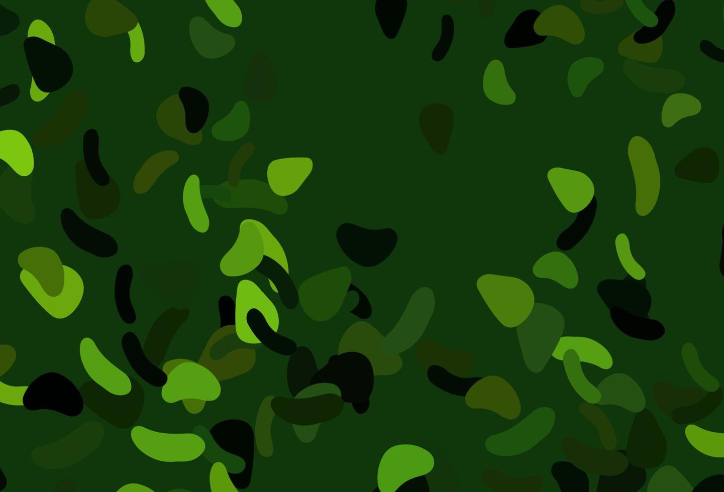 Fondo de vector de arco iris multicolor claro con formas abstractas.