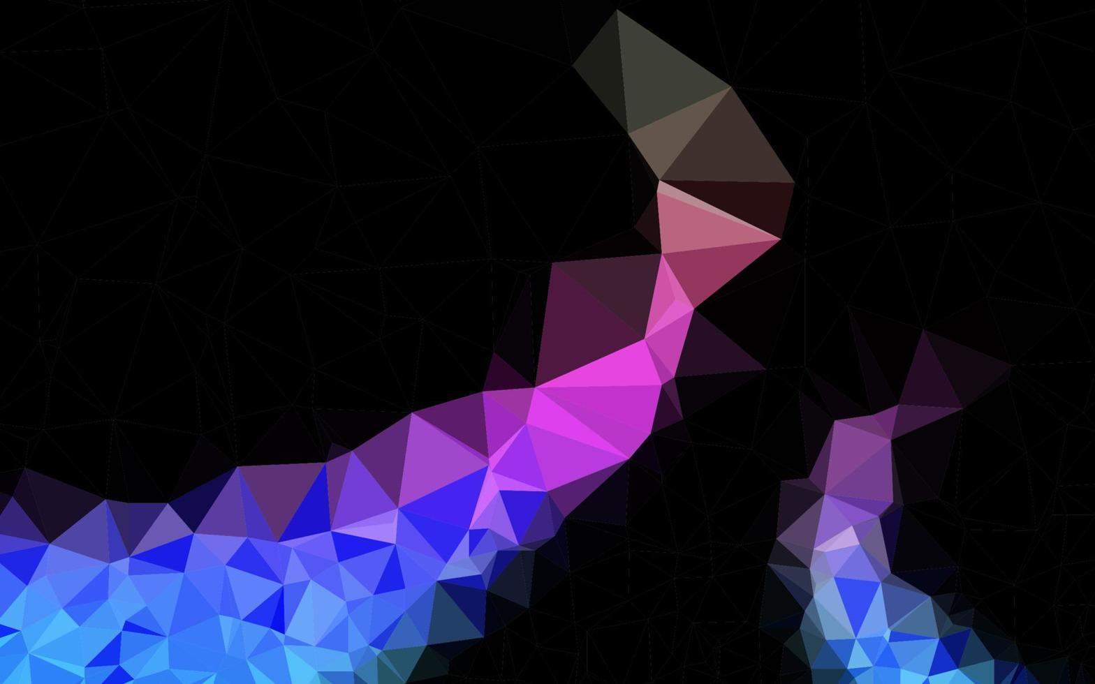 Light Multicolor, Rainbow vector blurry triangle pattern.