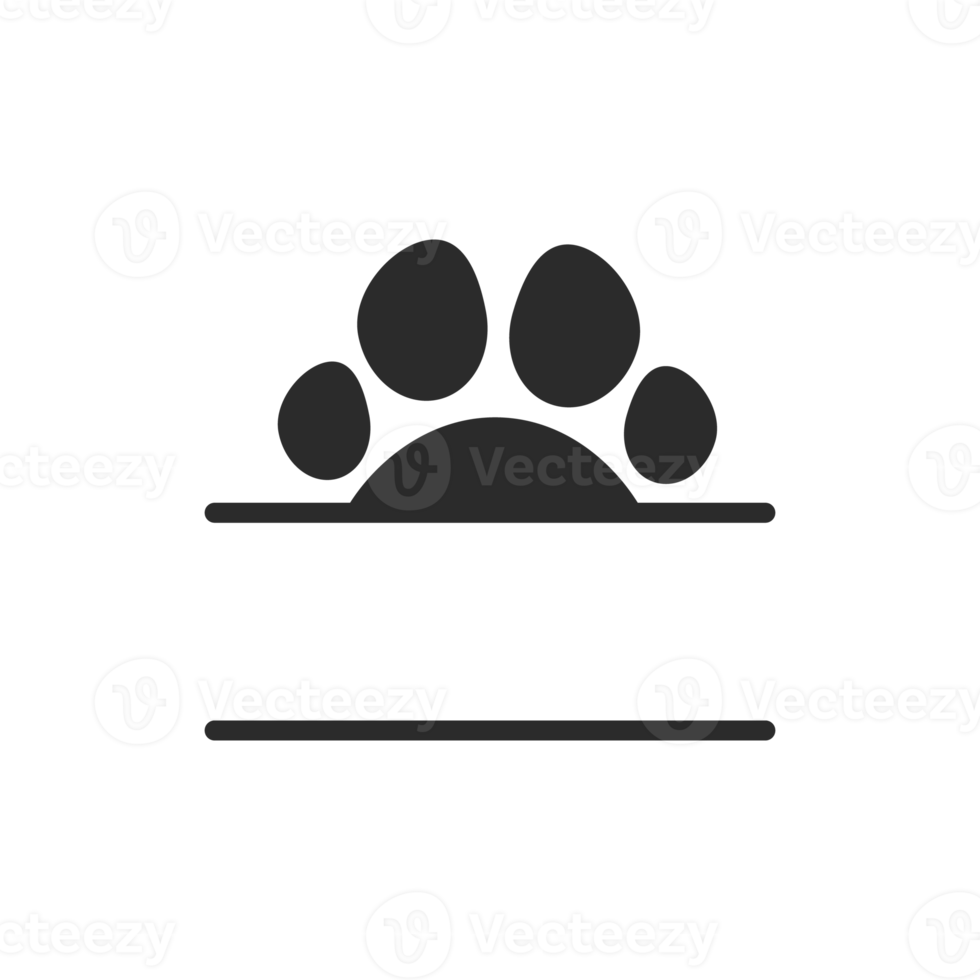 design loves dogs. Heart, bone and floating dog feet for pet supplies stores. png