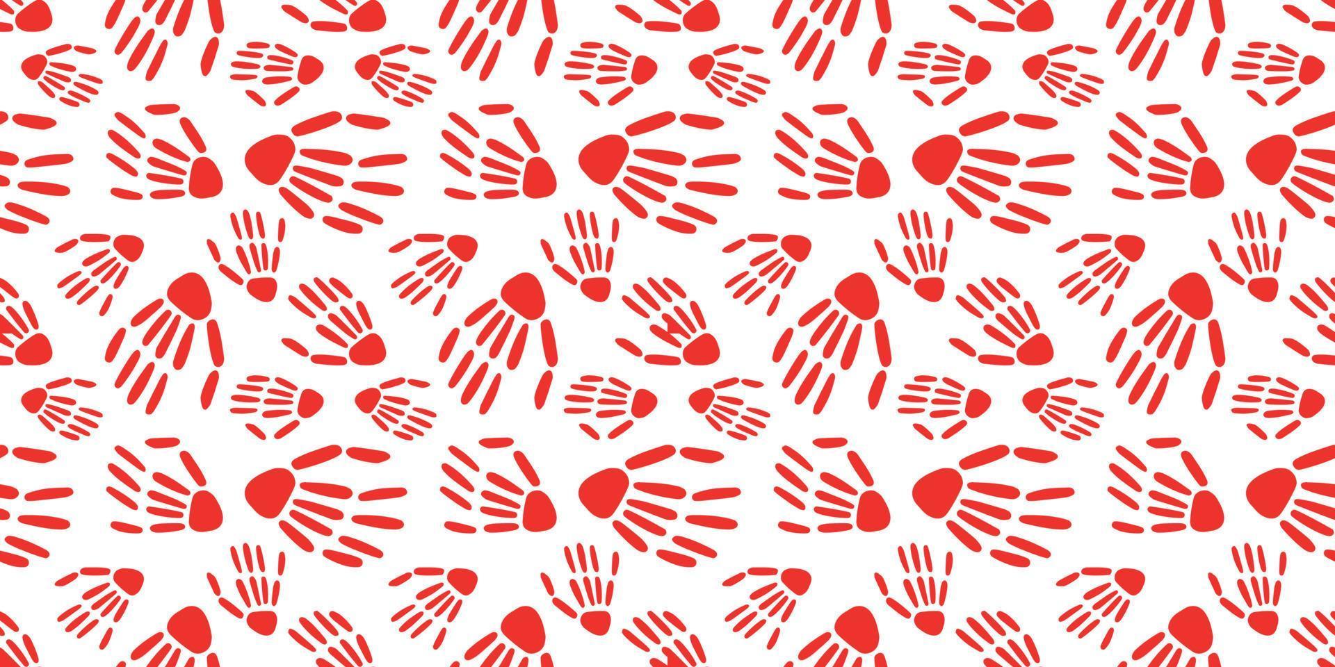 Skeleton hand seamless pattern. bones pattern.Design for Halloween and day of the Dead vector