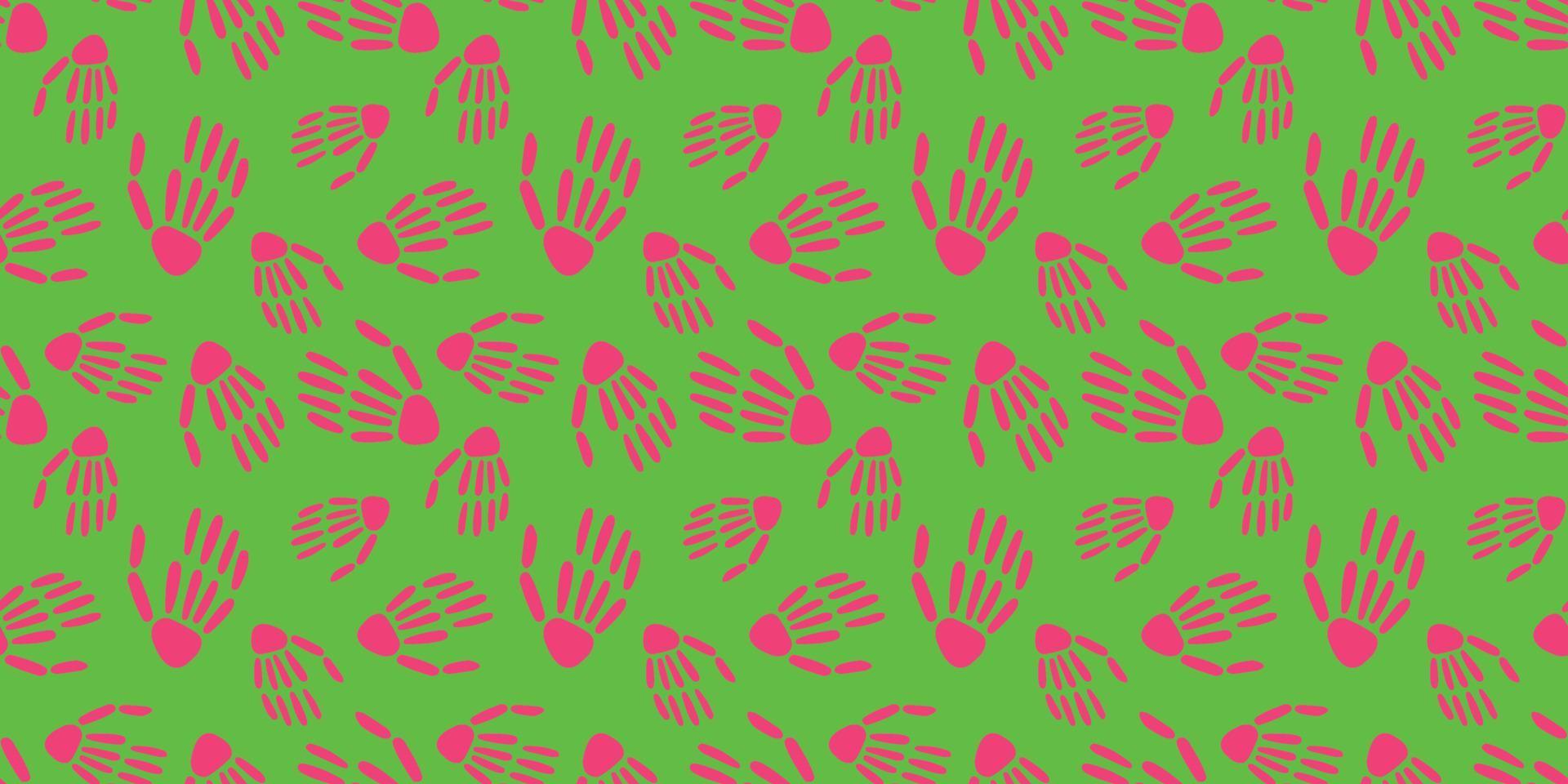 seamless pattern of Skeleton hands.Vector vector