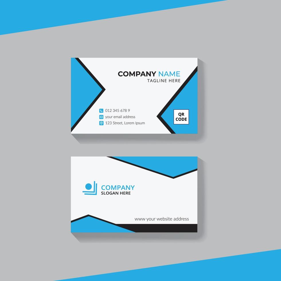 Corporate Business Card Design vector