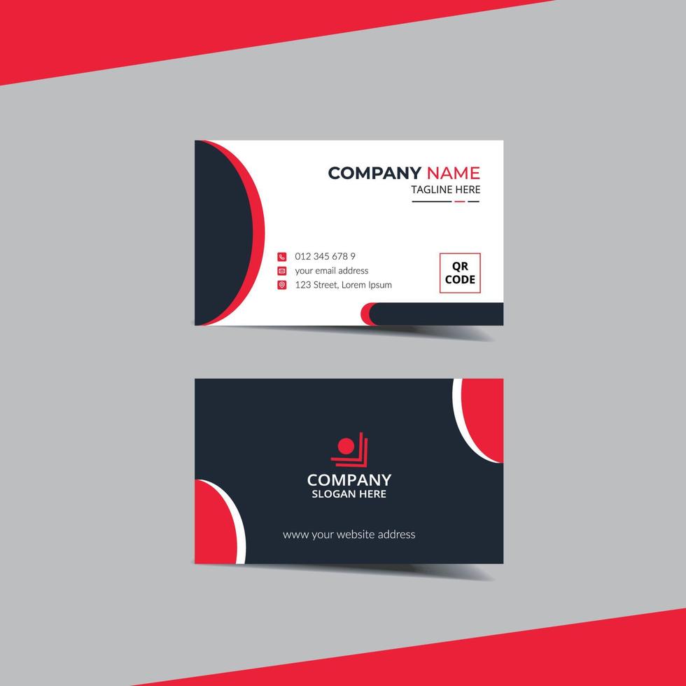 Corporate Business Card Design vector