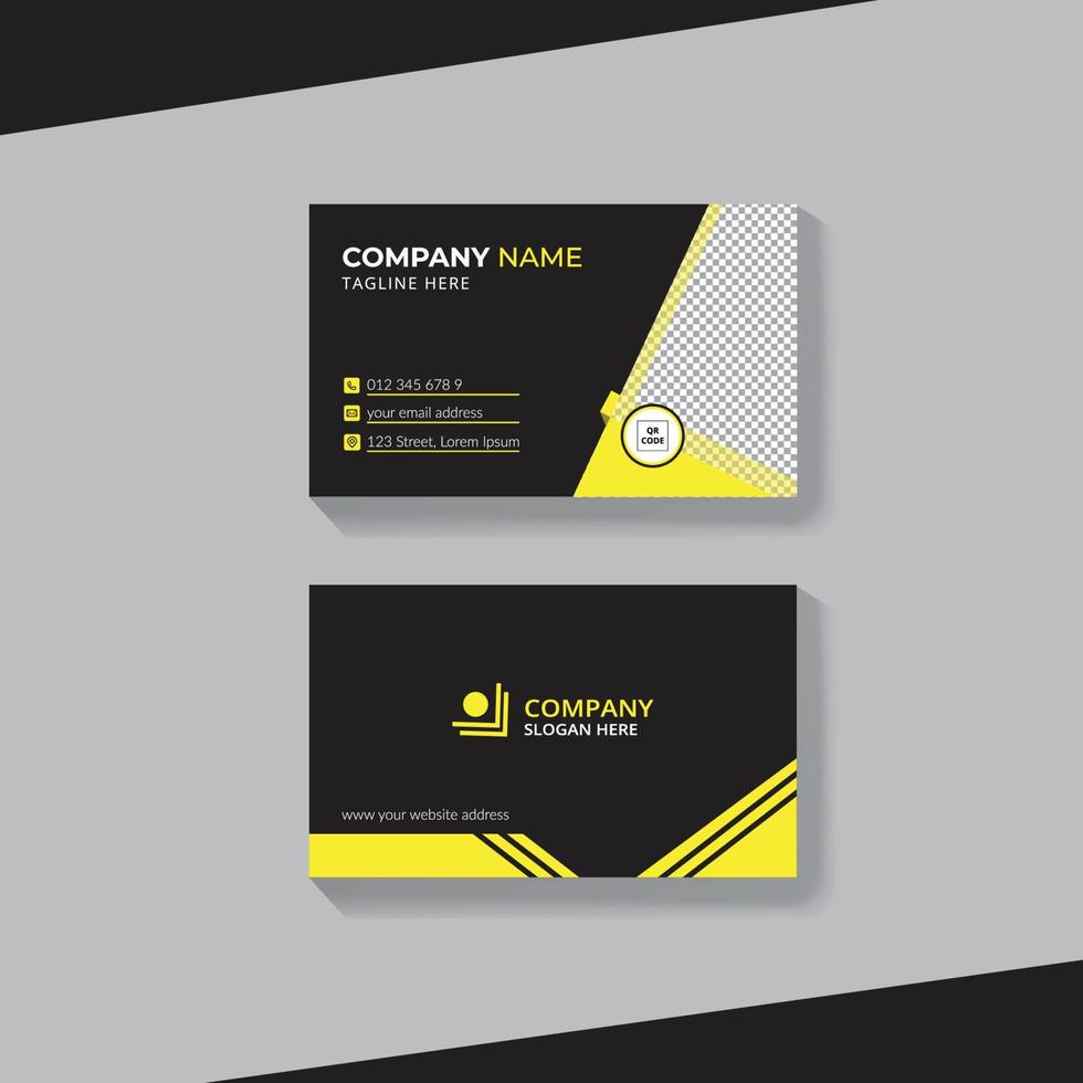 Corporate Business Card Design vector