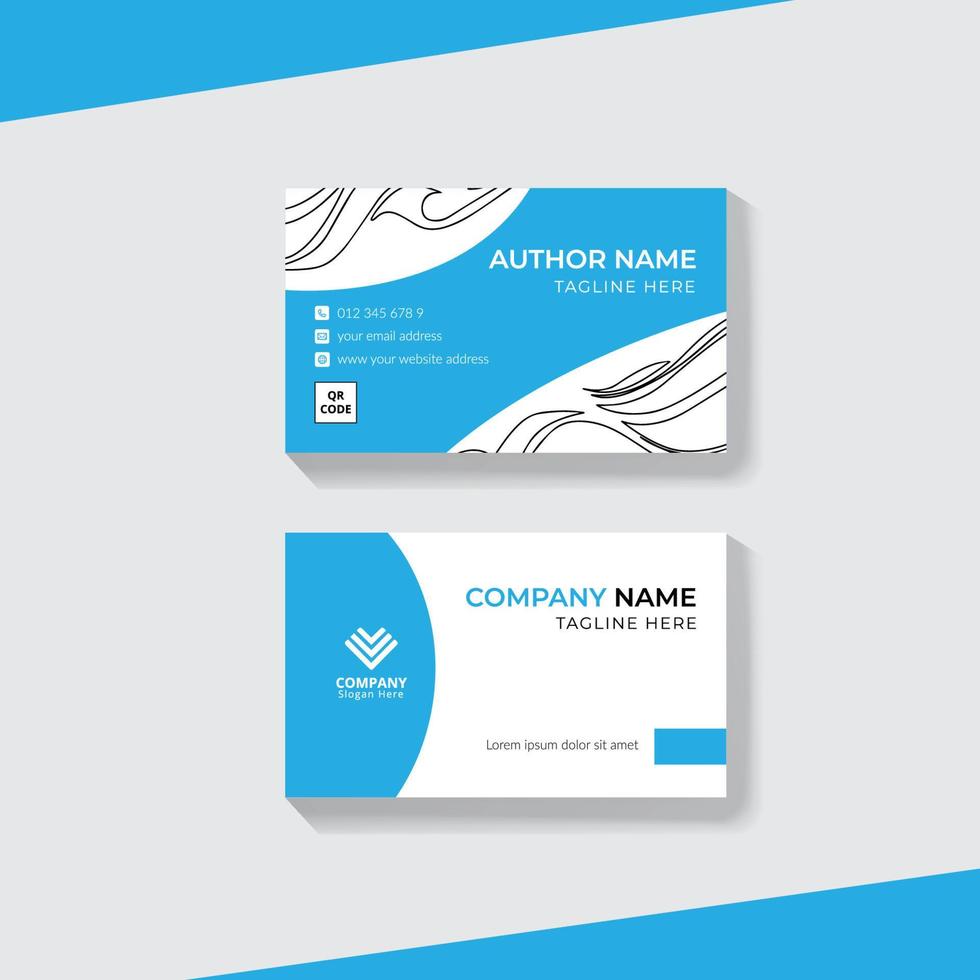 Corporate Business Card Design vector