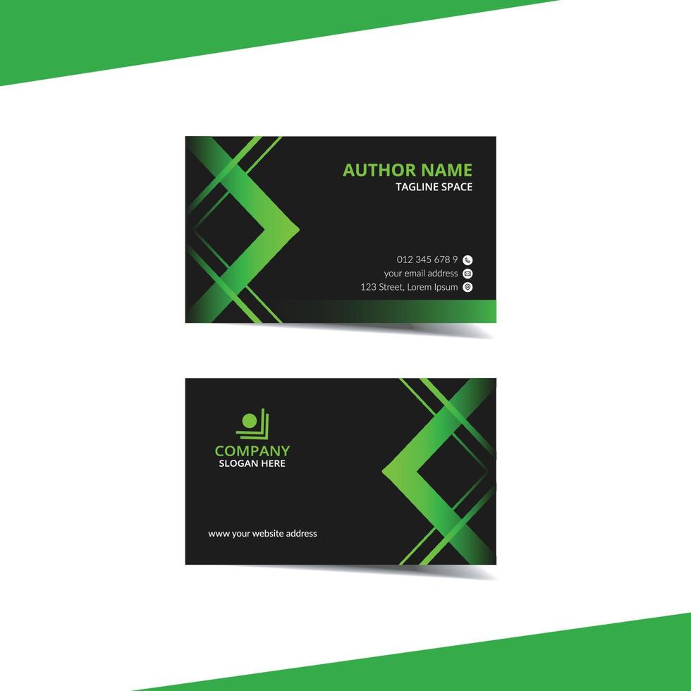 Corporate Business Card Design vector