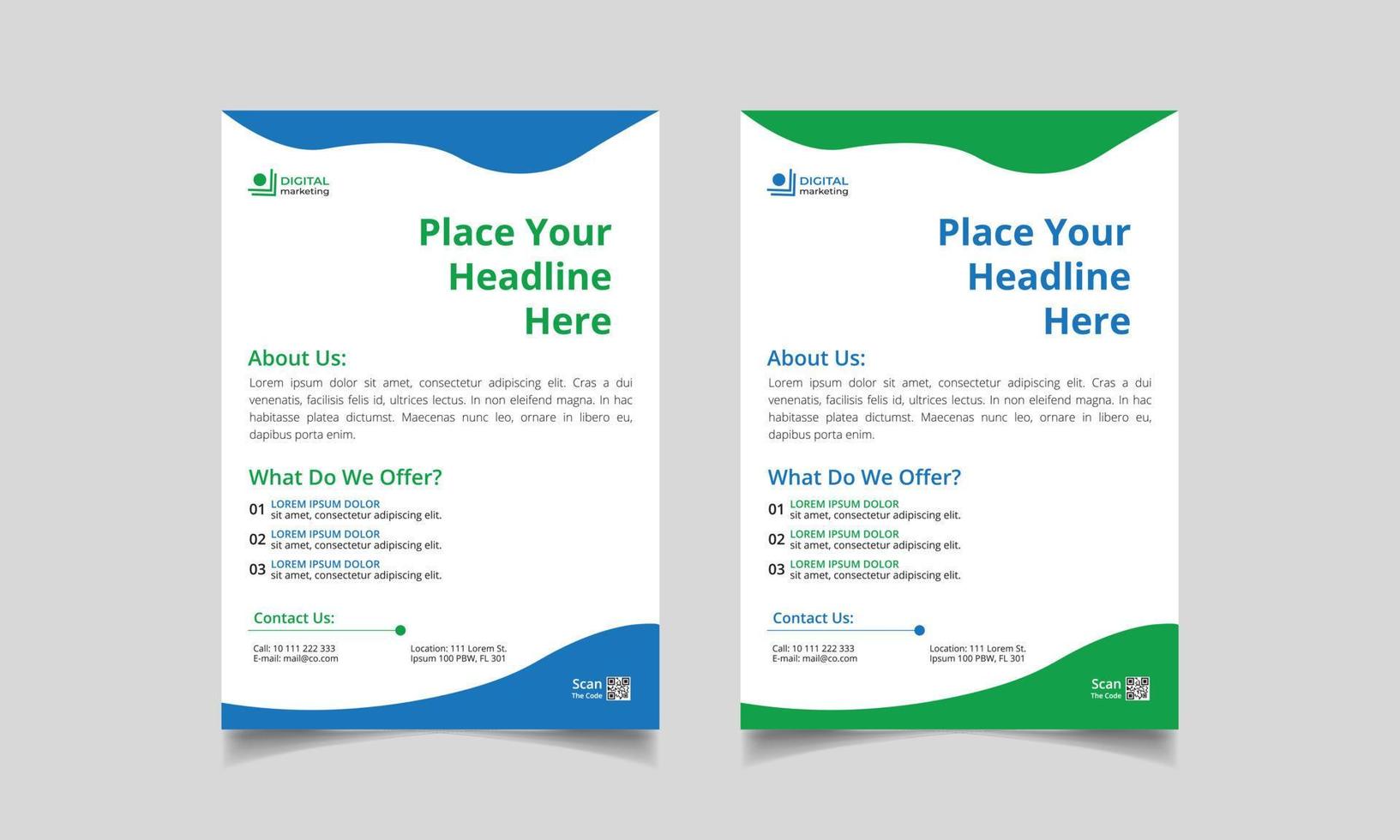 Letterhead pad design 14587284 Vector Art at Vecteezy