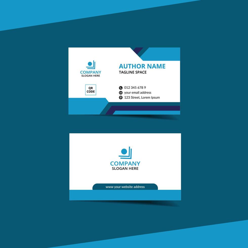 Corporate Business Card Design vector